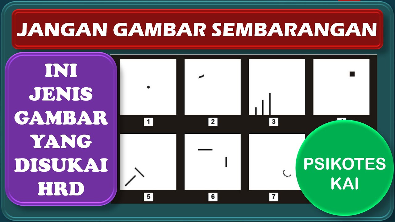 LENGKAP! Panduan Tes Wartegg dan Contoh Gambar yang Disukai HRD | Tips Sukses Tes Wartegg