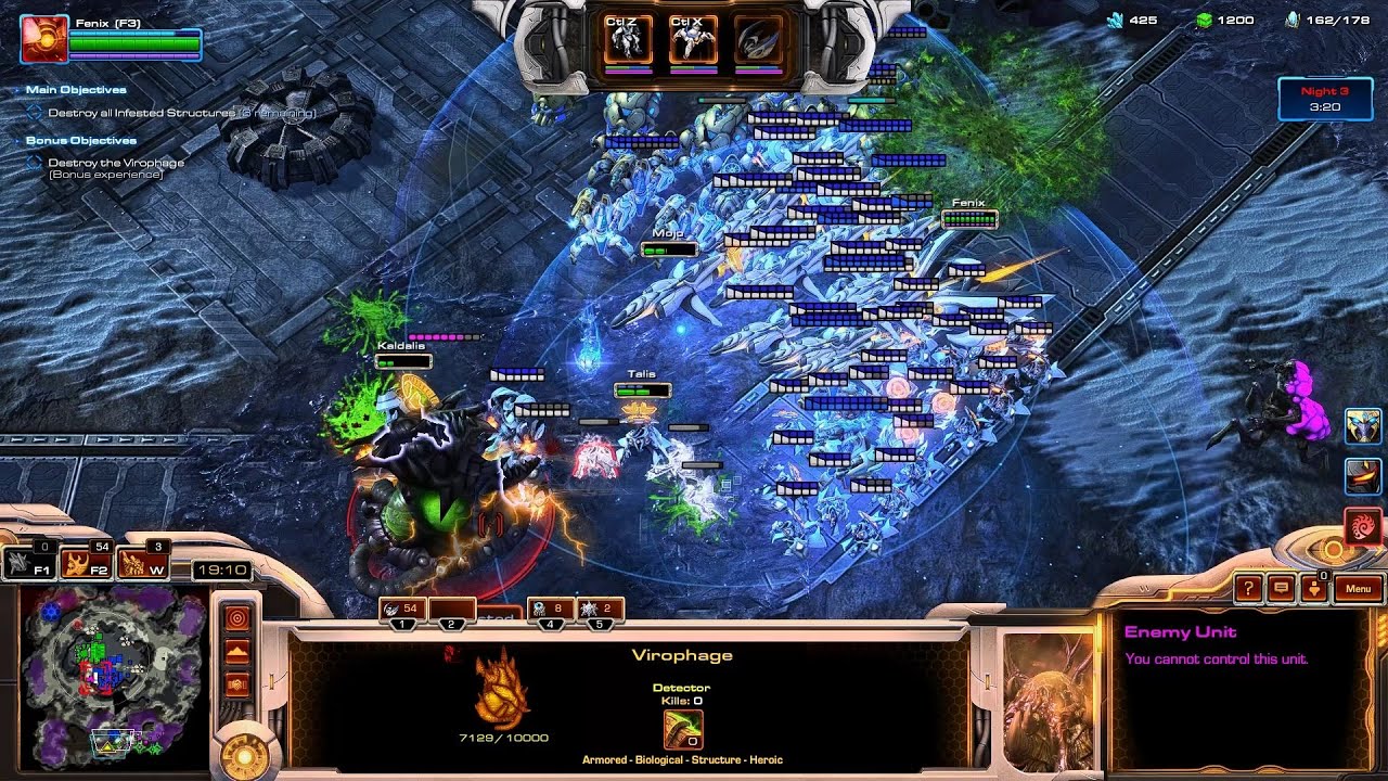 SC2 Co-Op Dead of Night, Fenix GamePlay [Prestige : Unconquered Spirit] #2