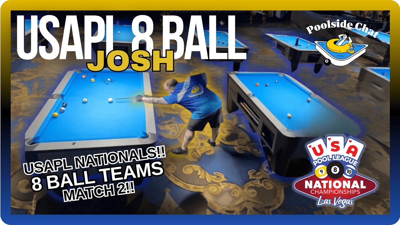 Screen Recording Facebook Is Terrible, But The Match is GREAT! USAPL Nationals 8 Ball Teams vs Josh!
