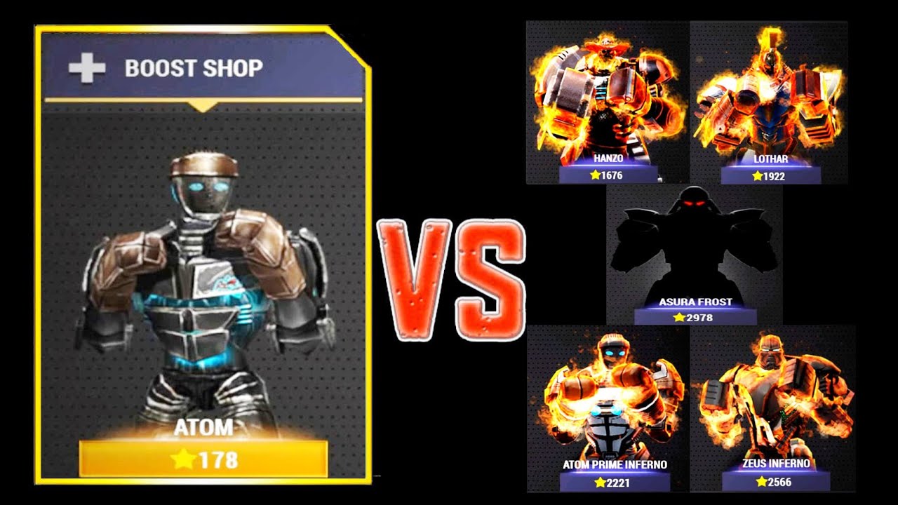Real Steel Champions FINAL ATOM VS REGION V ROBOTS Series of fights NEW ROBOT(Живая Сталь)