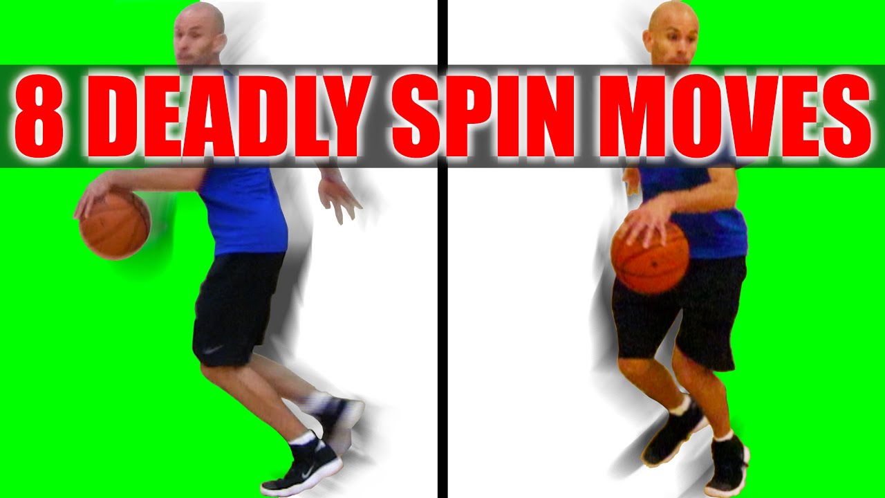 8 DEADLY Spin Move Dribbles! Basketball Moves For Beginners: Break Ankles!