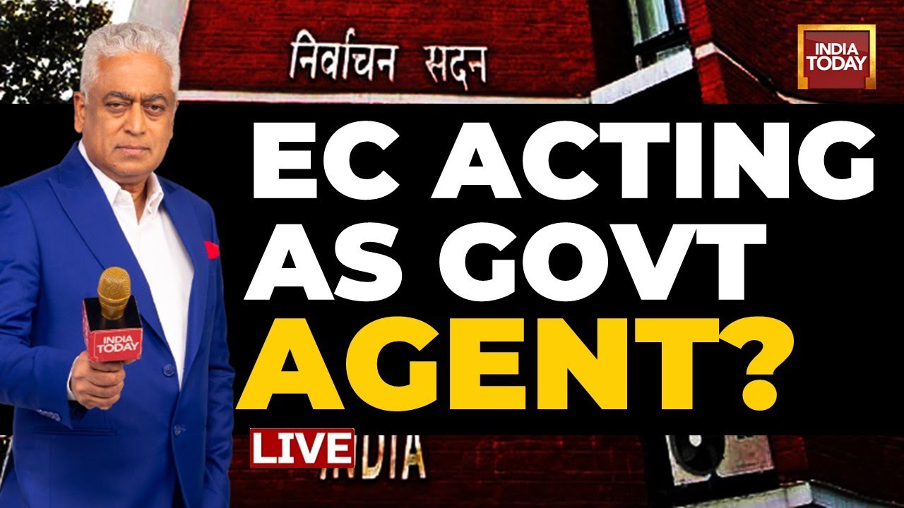 Rajdeep Sardesai Debate LIVE:  INDIA Bloc Leaders Allege Election Commission as Government Agent