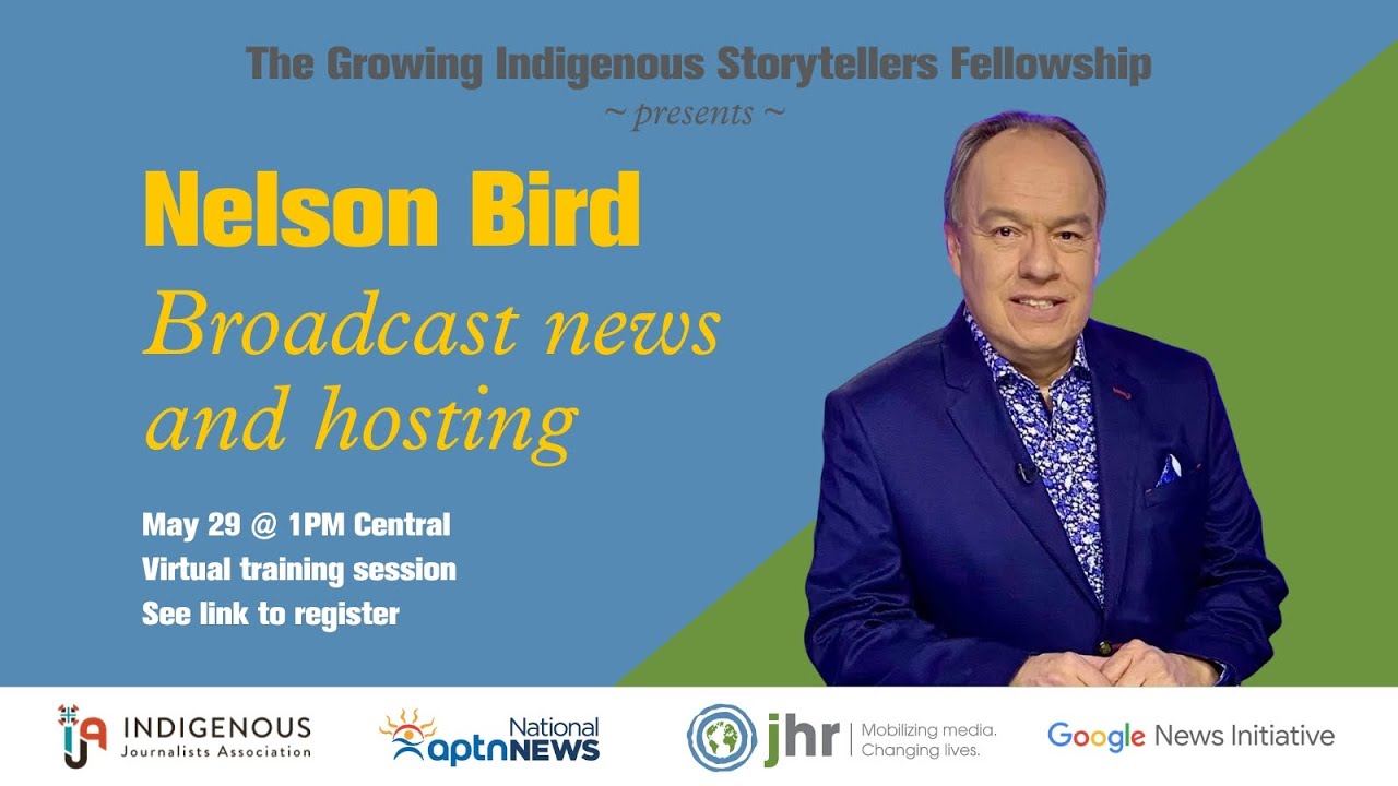 Growing Indigenous Storytellers Fellowship presents: Broadcast news and hosting