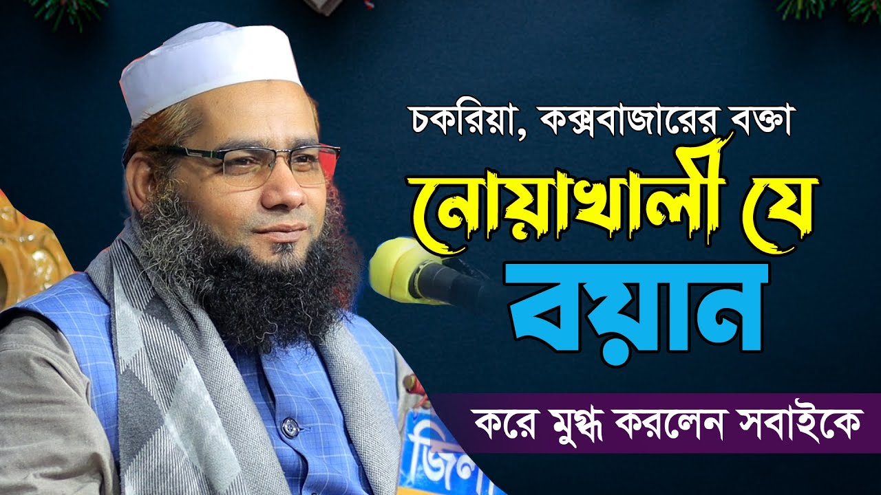 মায়াবী কন্ঠে নোয়াখালীতে সেরা বয়ান | Allama Mustafa Nuri Waz | আল্লামা মোস্তফা নূরী চকরিয়া