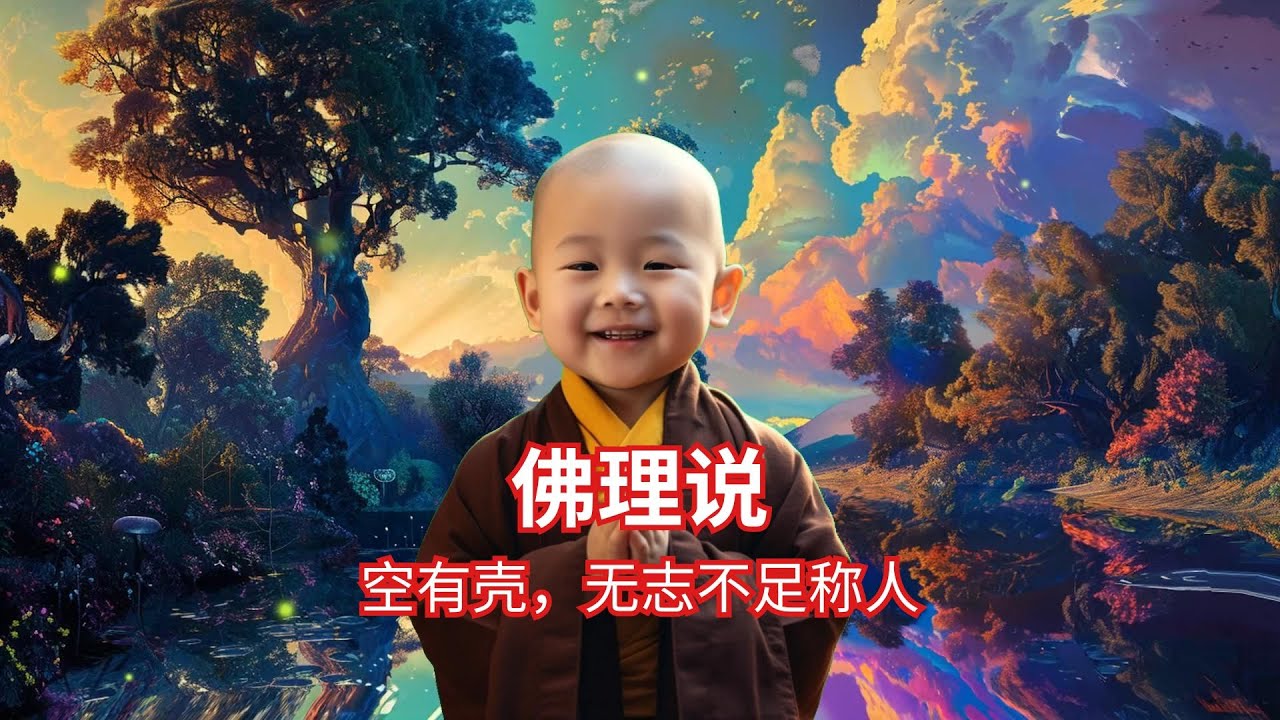 佛理说：空有壳，无志不足称人（详细版）