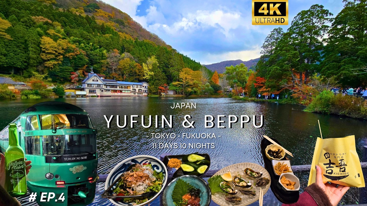 [EP.4] 🇯🇵 Tokyo • Fukuoka 11 Days 10 Nights| Yufuin Walikng Tour | Kinrin Lake Ghibli Village [Vlog]