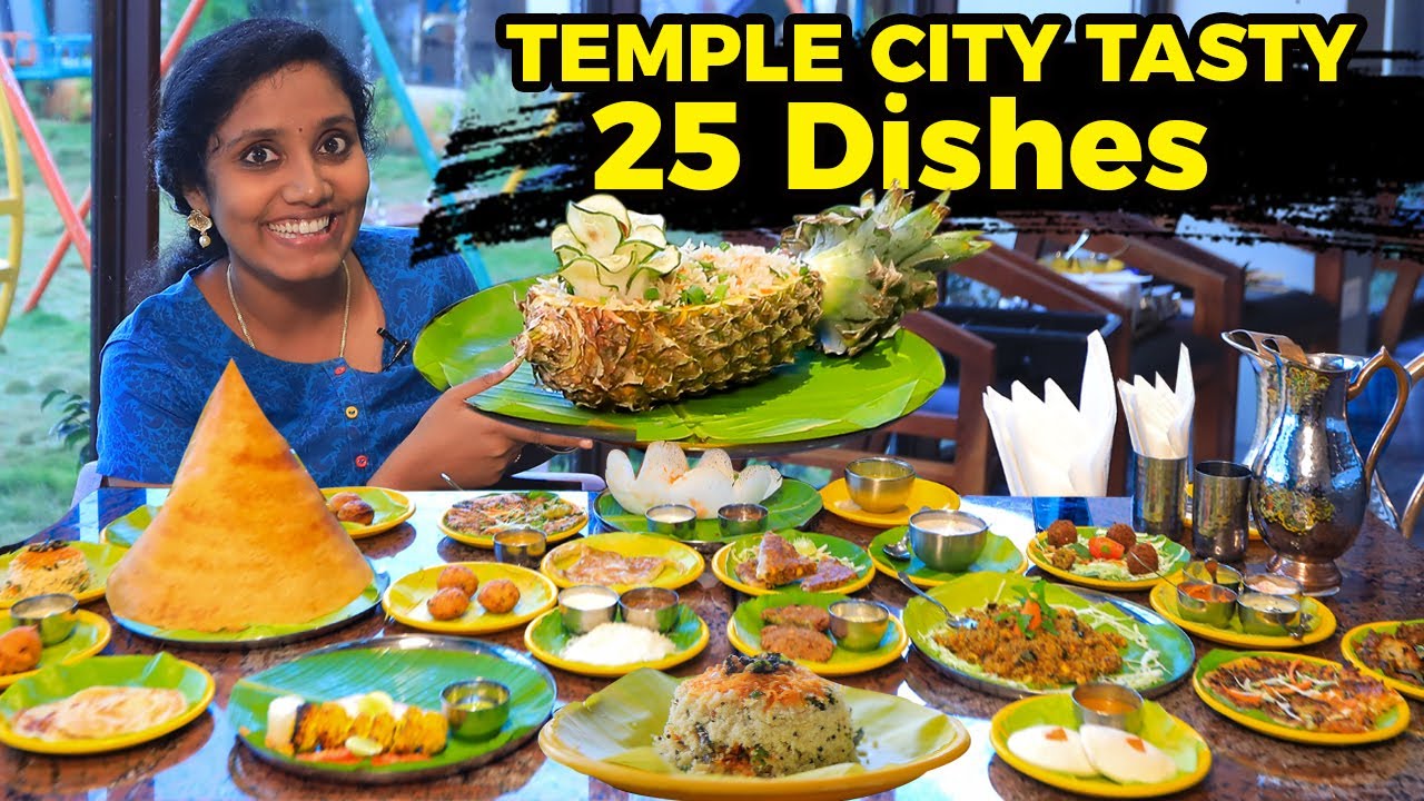 Mask Parotta, Veg Kari Dosa, Varagu Puttu, Fried IceCream, Temple City Madurai I TasteeWithKiruthiga