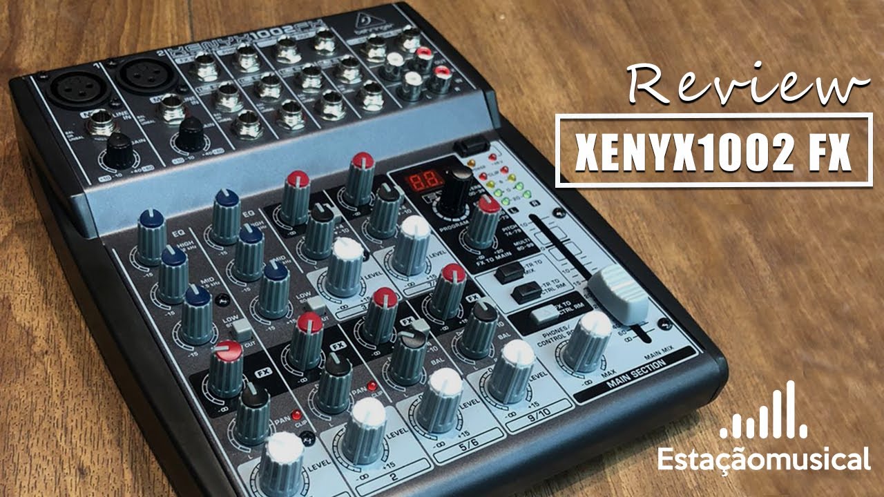 Conheça a mesa Xenyx 1002 FX da Behringer