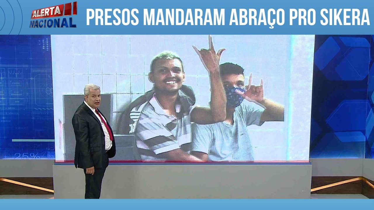 'ABRAÇO PRO SIKERA': Homens tiram sarro após serem presos