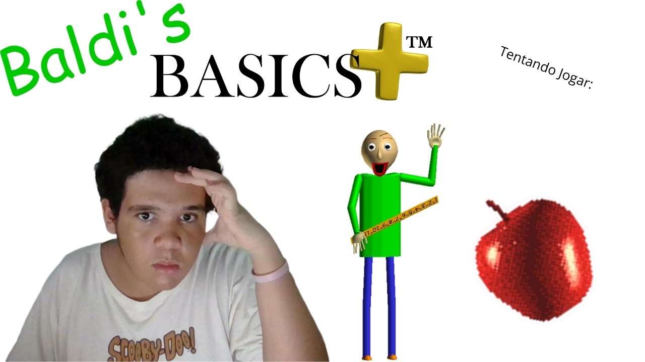 Tentando Jogar Baldi's Basics Plus.