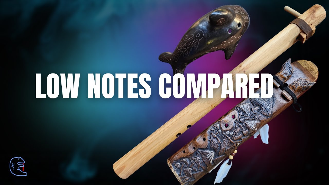 Drone Flute Repair + Low B Flute & Ocarina Comparison - Blue Bear Flutes