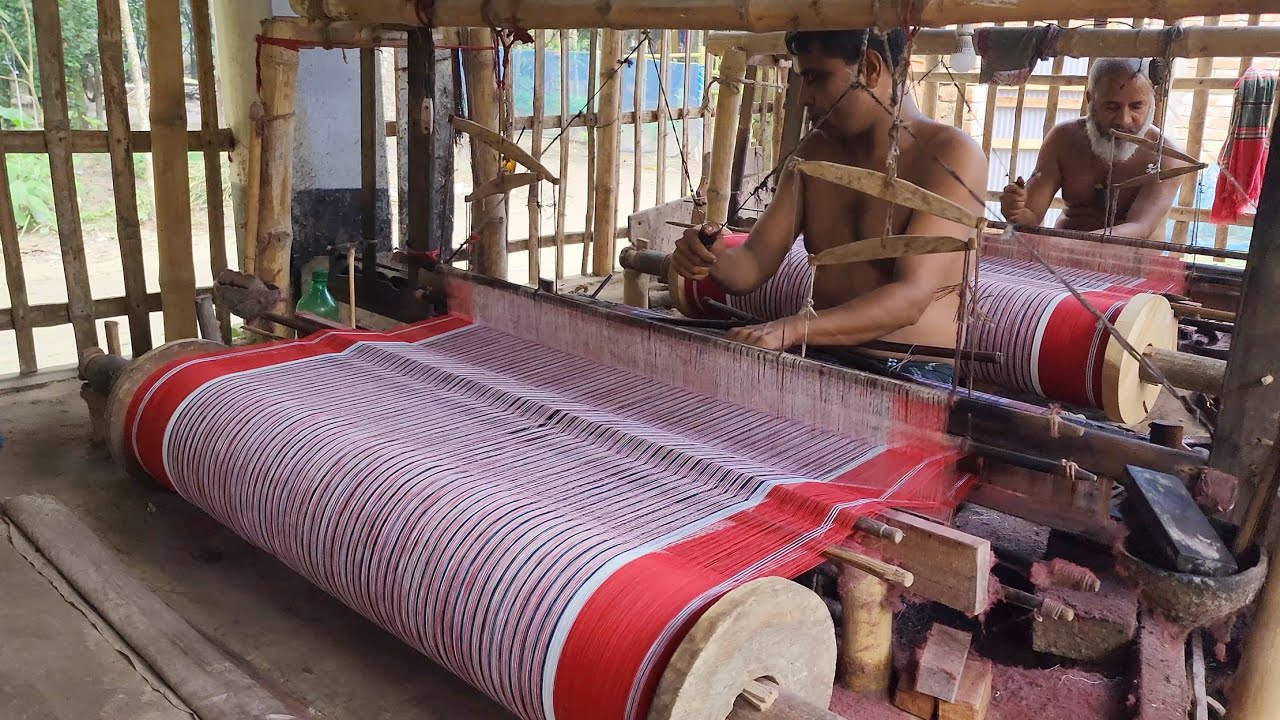 Amazing Handmade Towel Making Complete Process | Extreme Handmade Towel Making of Bangladesh