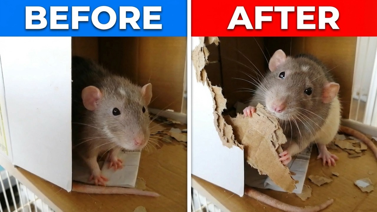 Why are all our Rats gathered in one place?  #pets #rat #cute