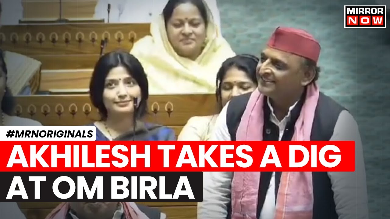 Akhilesh Yadav Lok Sabha Speech | Akhilesh's Sharp Attack On Om Birla Goes Viral | English News