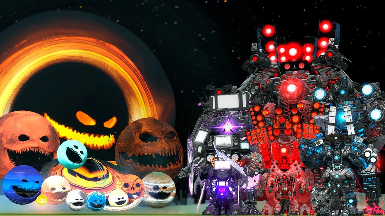 BLACK HOLE WOKE UP VS UPGRADED MECHA SPEAKERMAN TITAN (Garry's Mod)