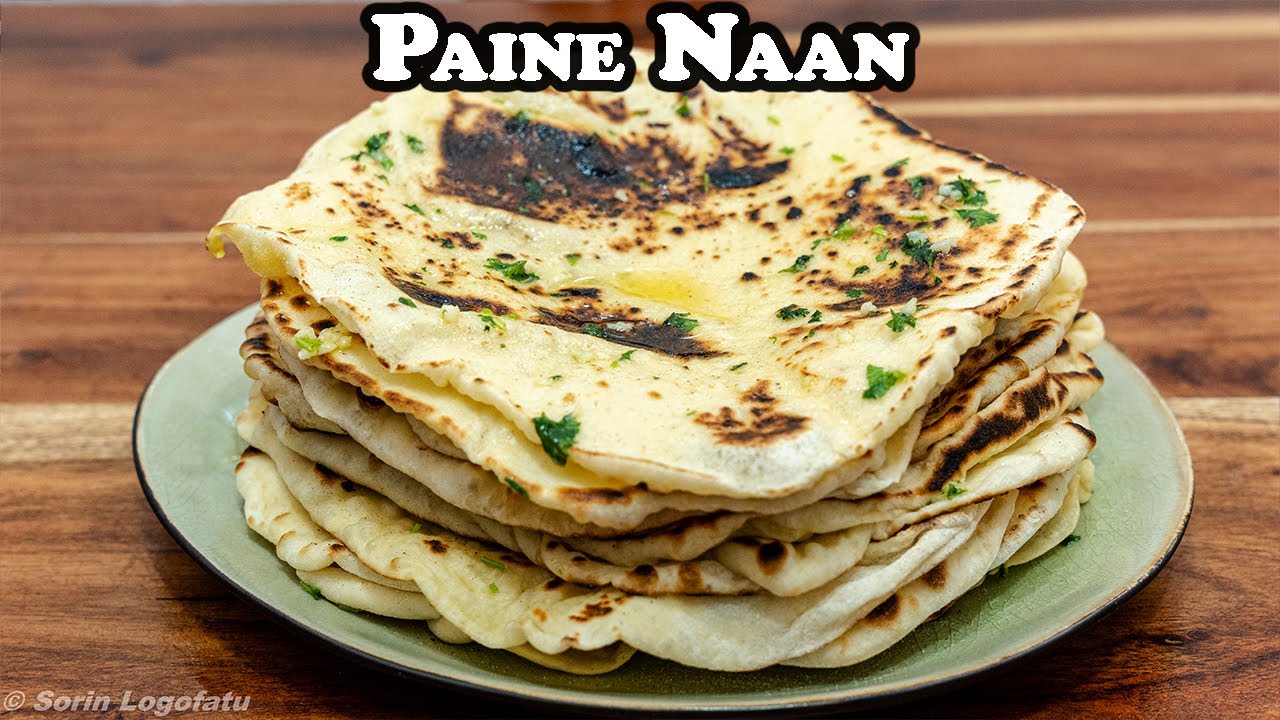Reteta de paine Naan cu usturoi,unt si patrunjel