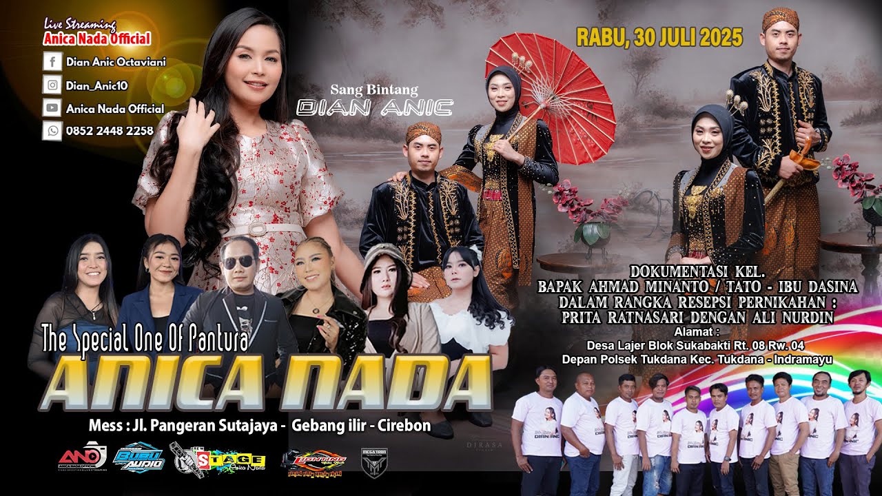 🔴LIVE ANICA NADA ( DIAN ANIC ) | EDISI SIANG 30 JULI 2025 | LAJER  | TUKDANA | INDRAMAYU