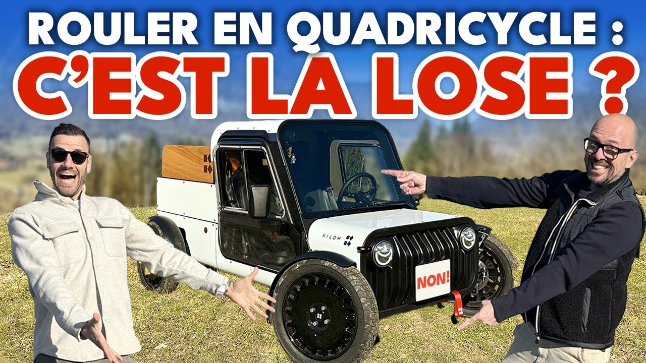 Essai La Bagnole de Kilow : quadricyle = ennui ? Bonus : Le Bolide de KG auto ft @Weelyke_ ​