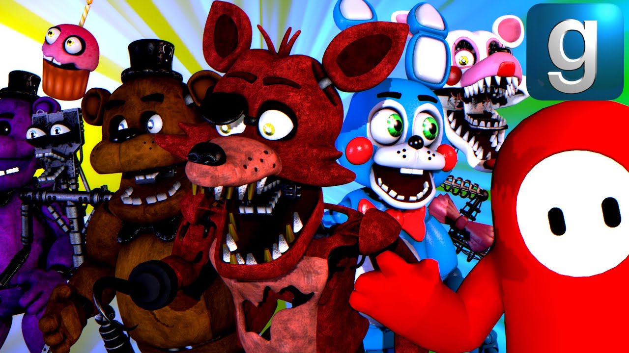 Gmod FNAF | FNAF In Fall Guys!