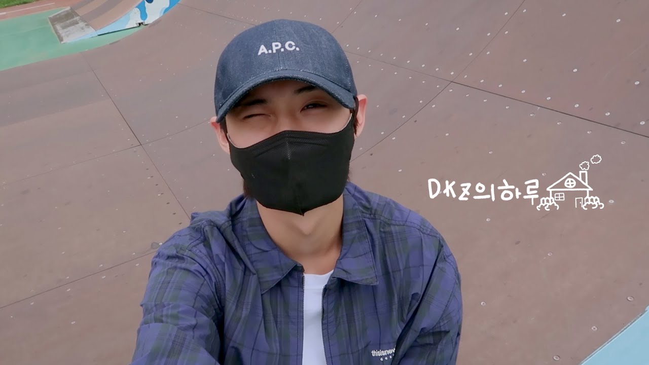 [DKZ의 하루] DAY 20 -  스케이트 보드 타..ㄱ...산책하기 🐹🛹🏞 | MINGYU | VLOG