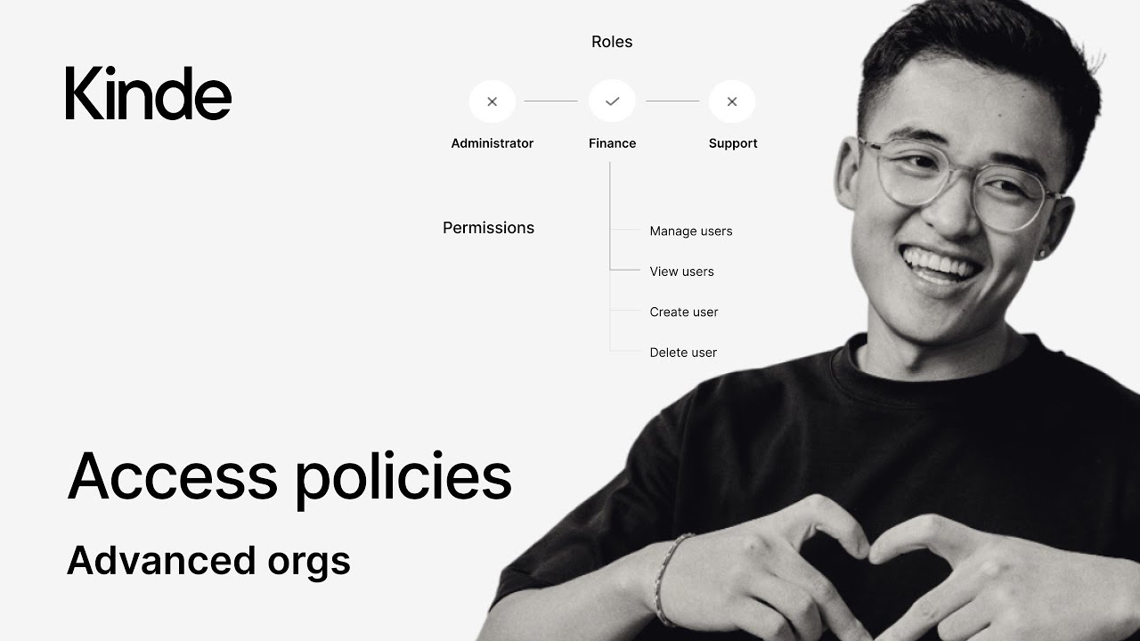 Manage access policies for Kinde organizations