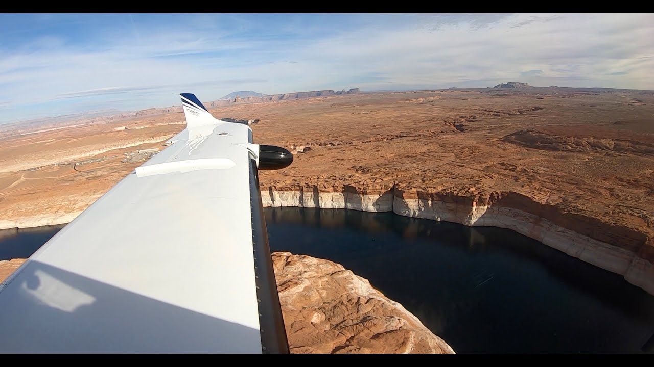 IFR Flight Video | Las Vegas to Lake Powell | Socata TBM 910 Turboprop Aircraft
