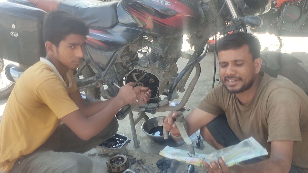 BAJAJ discover gear problem solve and  solation  new gear shaft and gear lever fitting complete 🤸👩&zwj;🔧