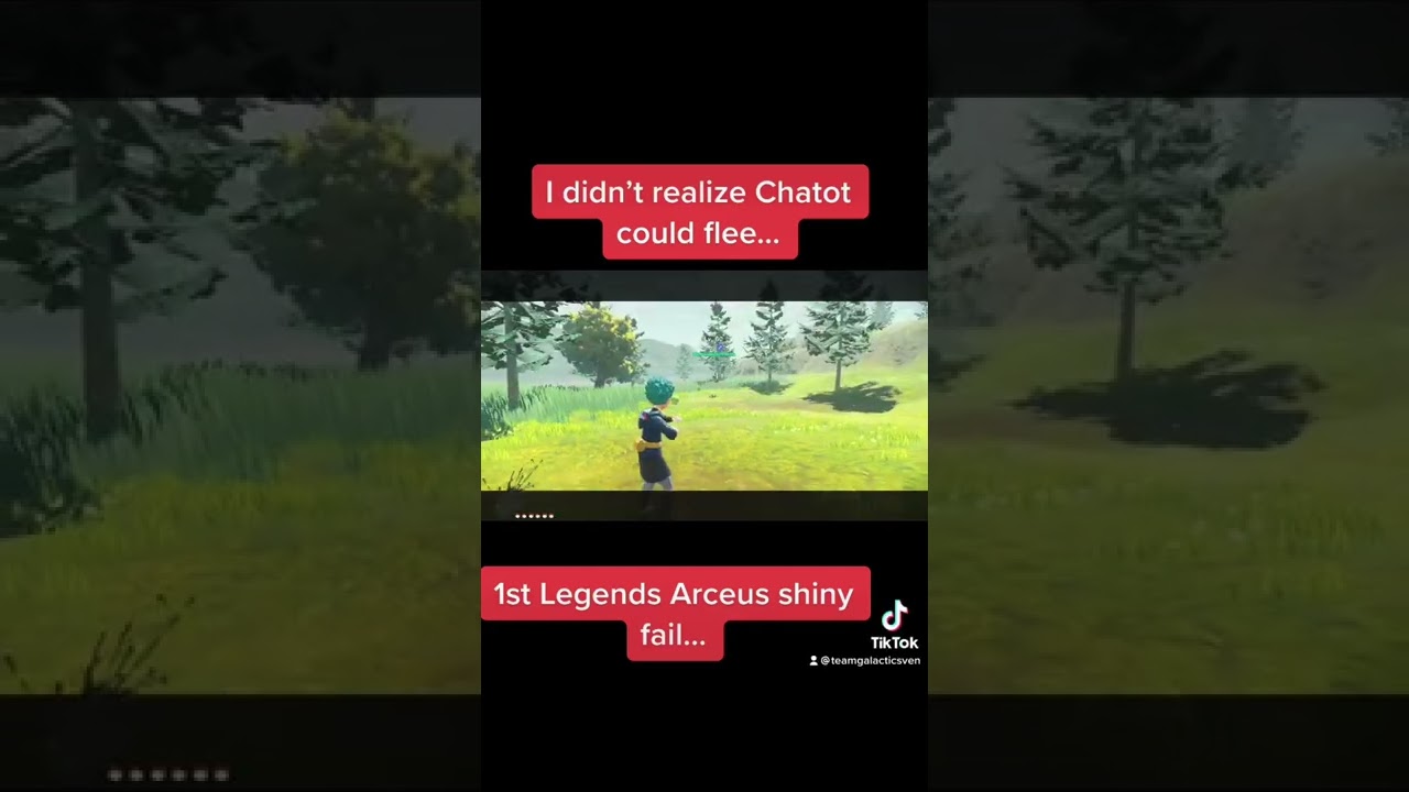 Shiny Chatot Fail #pokemon #shinypokemon #pokemonlegendsarceus #shinyfail #shinyhunting