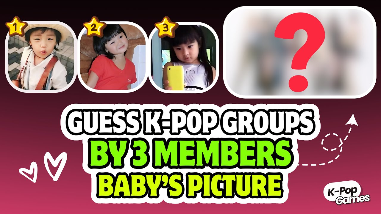GUESS KPOP GROUPS BY THEIR 3 MEMBERS BABY'S PICTURE 👶🖼️❓ |KPOP GAMES 🎮 KPOP QUIZ 💙|