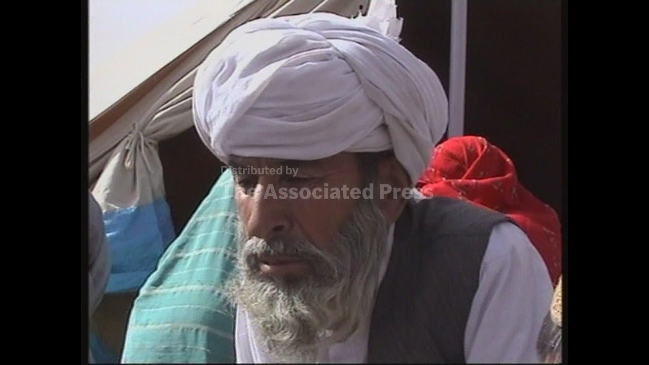 Refugees in Taliban camp inside Afghanistan