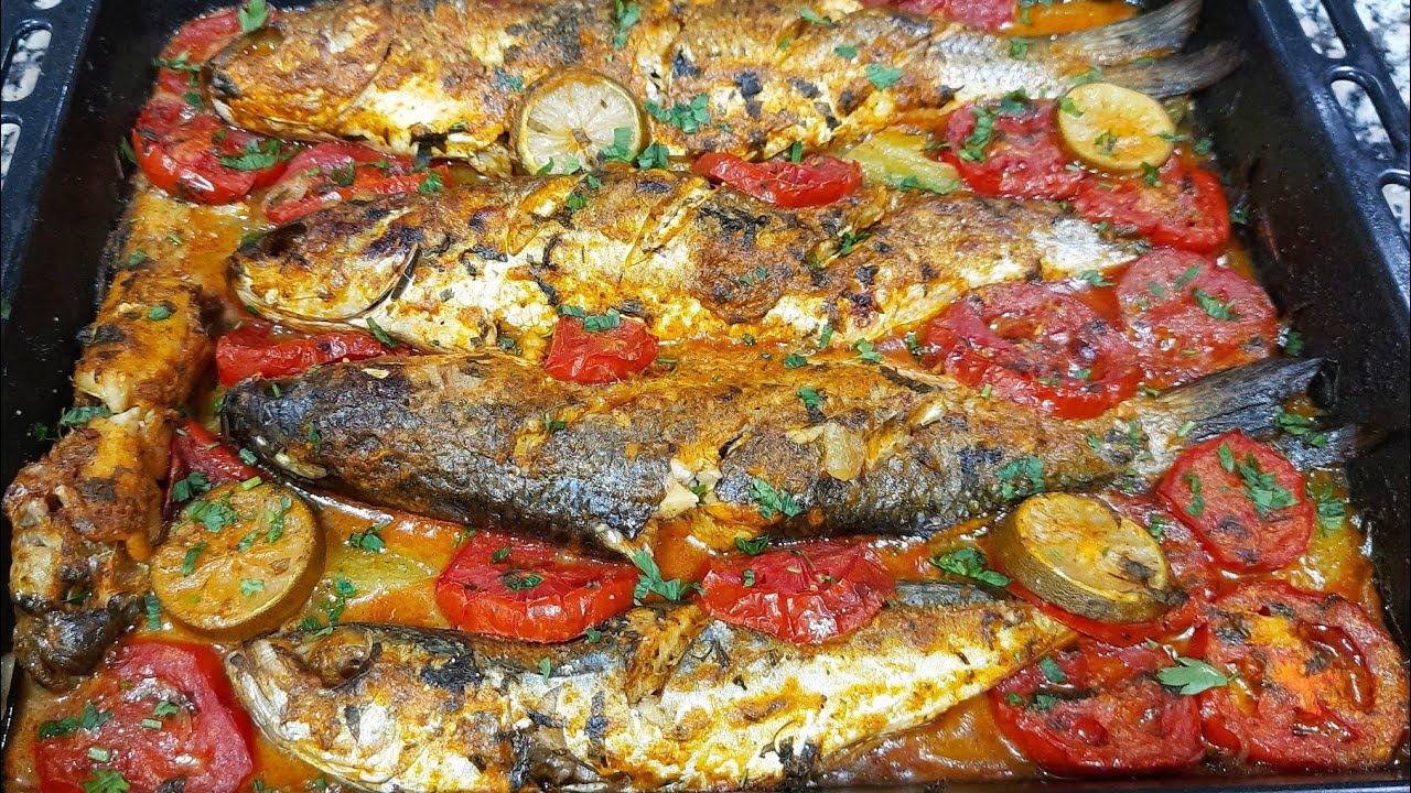 حوت (سمك) في الفرن طبق صحي بتتبيلة راااااائعة  تناسب كل انواع السمك🐟🐟❤️