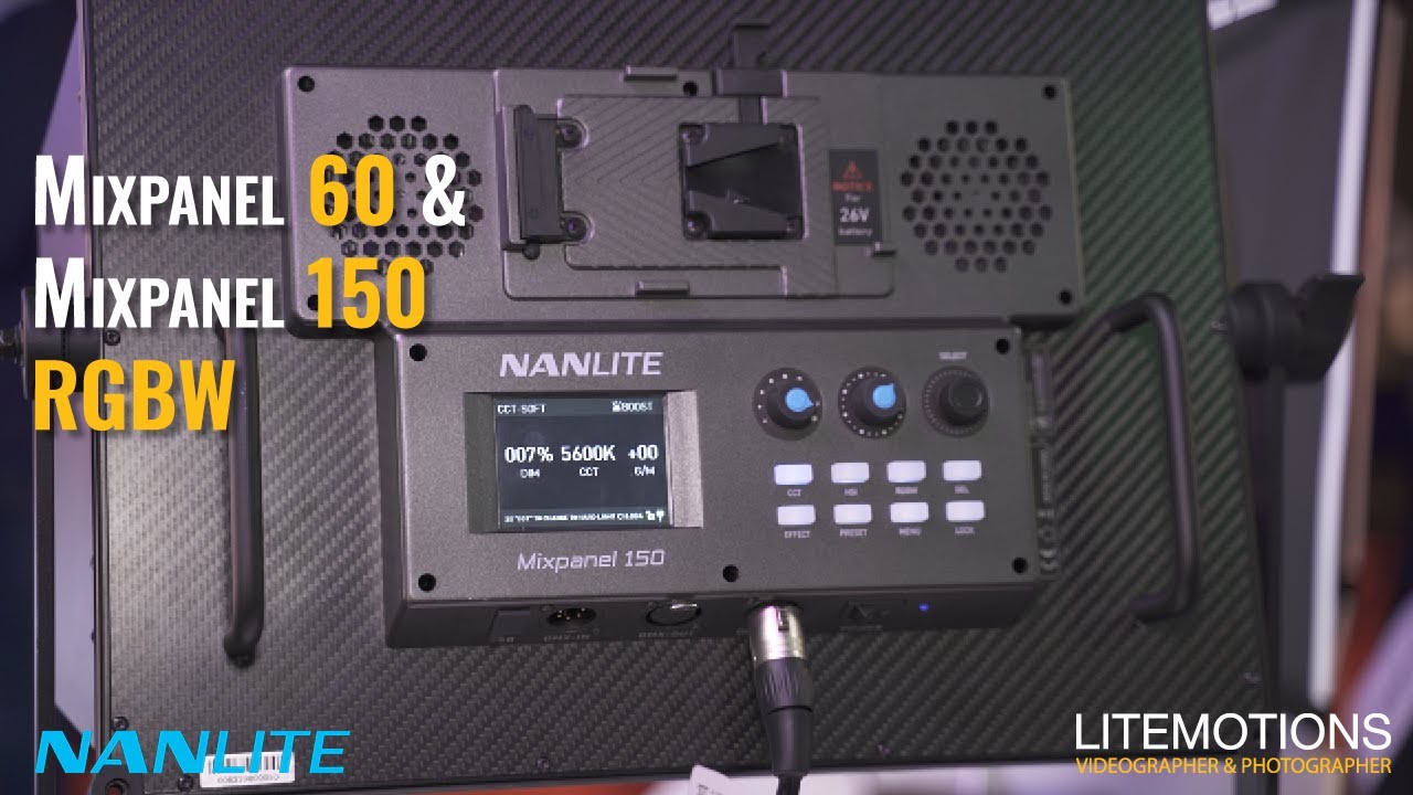 Full RGB panel lamper fra Nanlite &ndash; Mixpanel 60 & 150