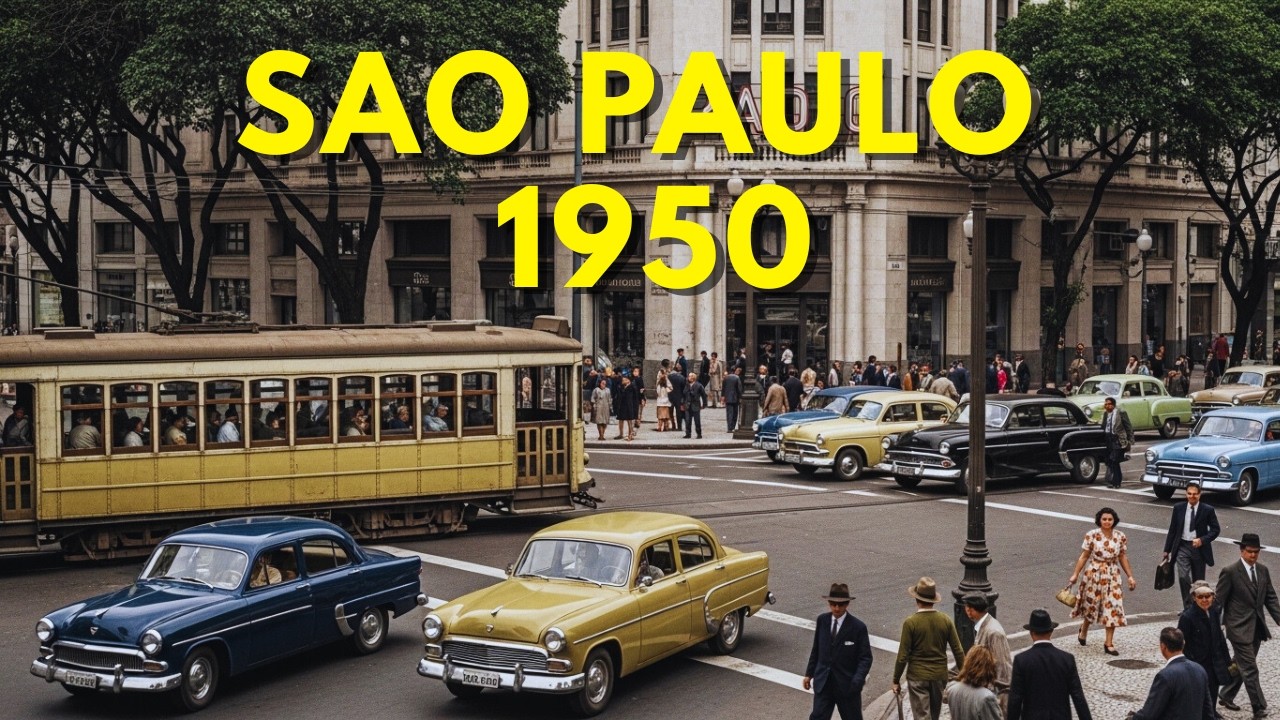 Você se lembra do Dia a Dia em São Paulo em 1950?