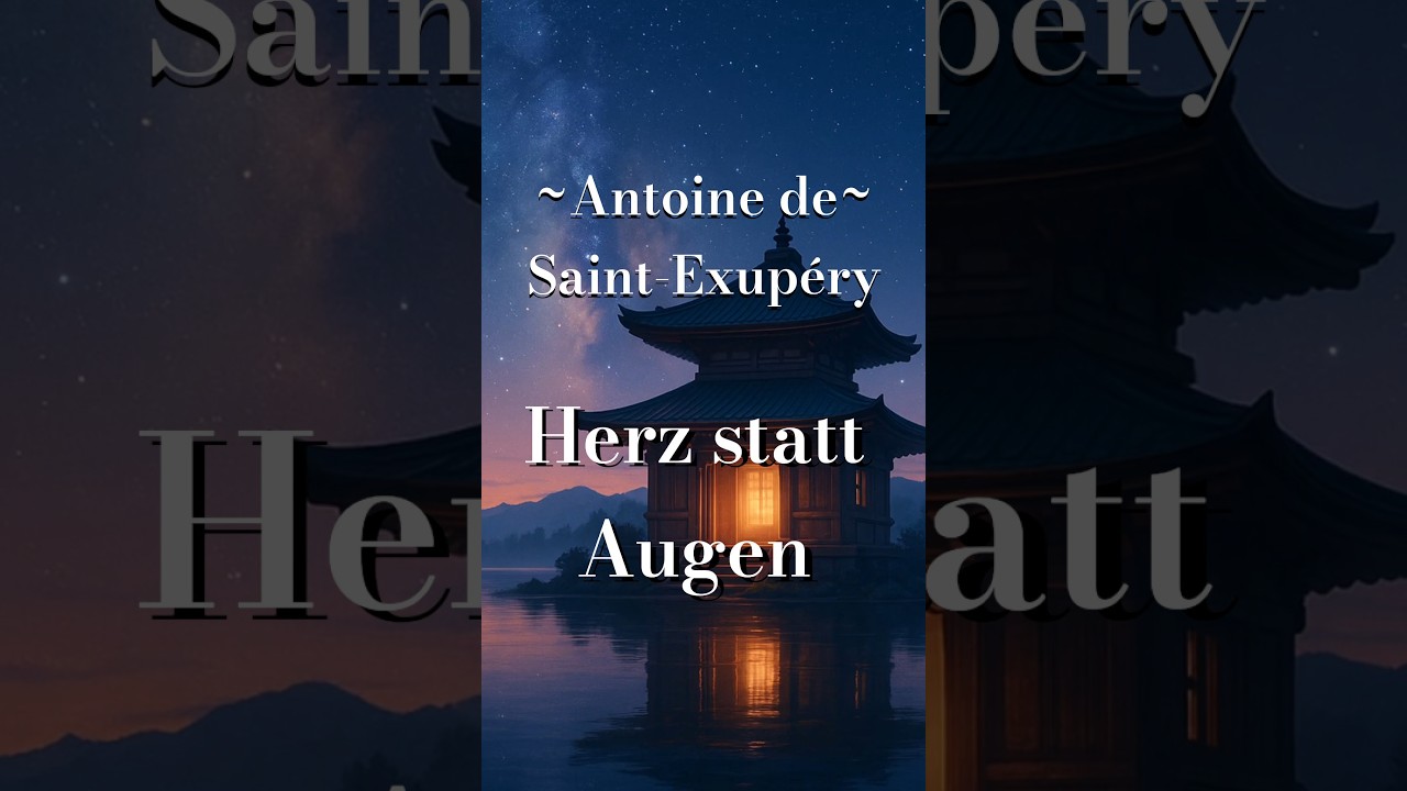 Das Unsichtbare mit dem Herzen sehen