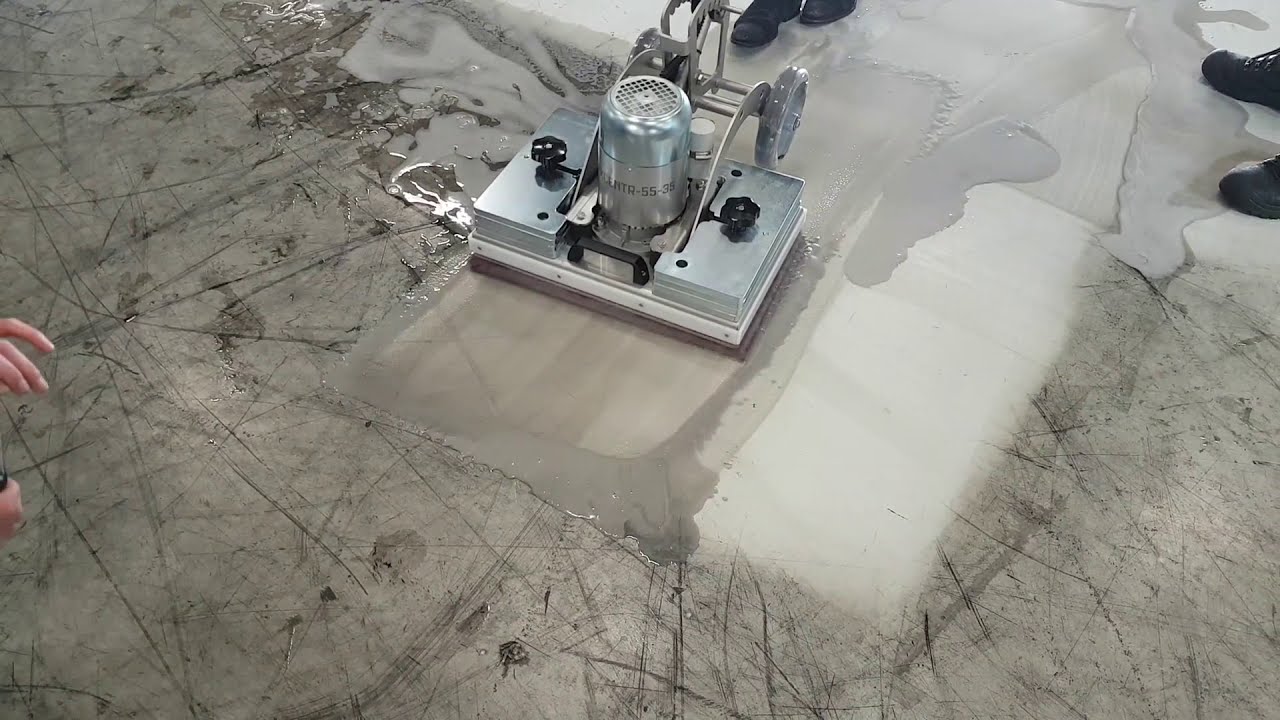Excentr 55-35 on Coated Concrete