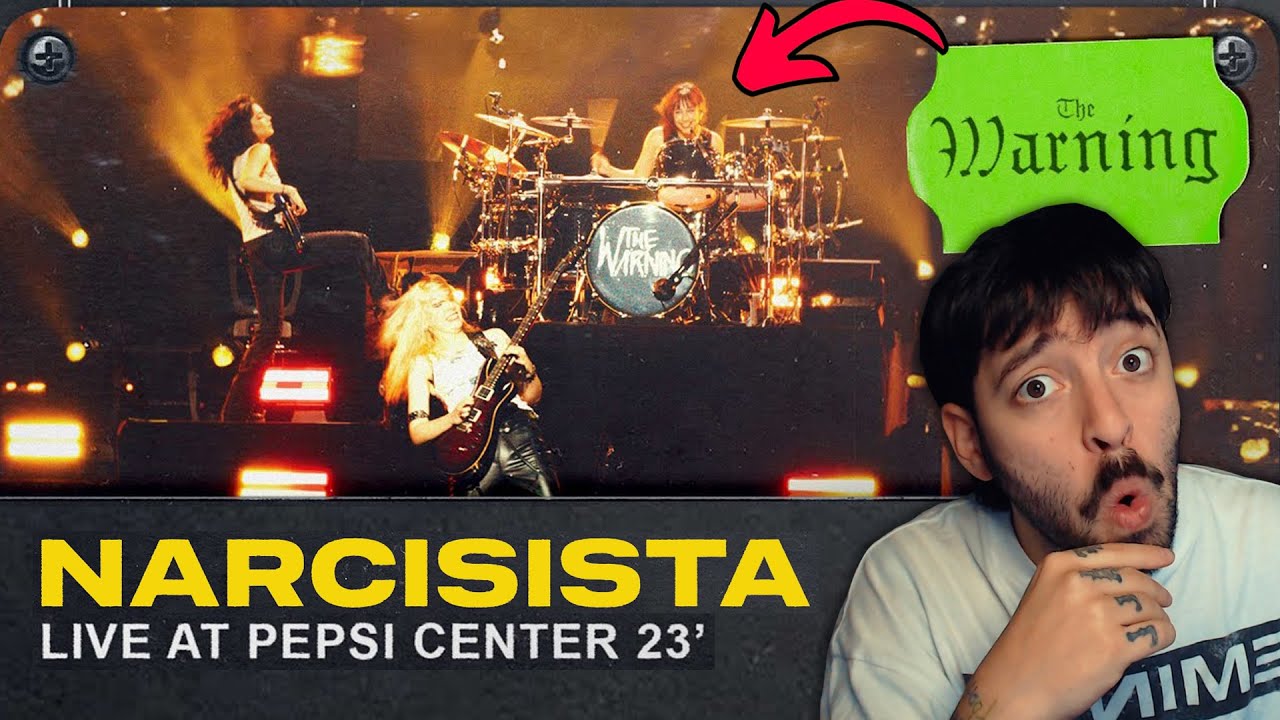 The Warning - Narcisista (Live from Pepsi Center CDMX) | REACTION | A Guitar Solo on 2025? LETS GO!🔥