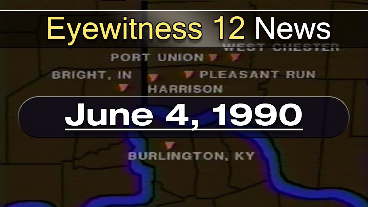 WKRC News - June 4, 1990 (Operation Tornado)