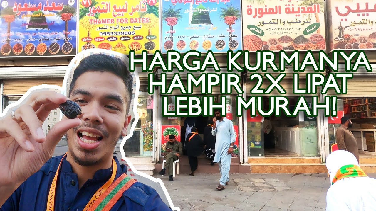 Tempat termurah belanja kurma di Madinah