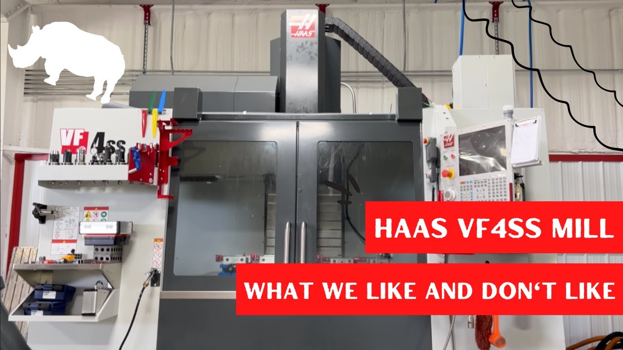 White Rhino HAAS VF4SS Milling Machine