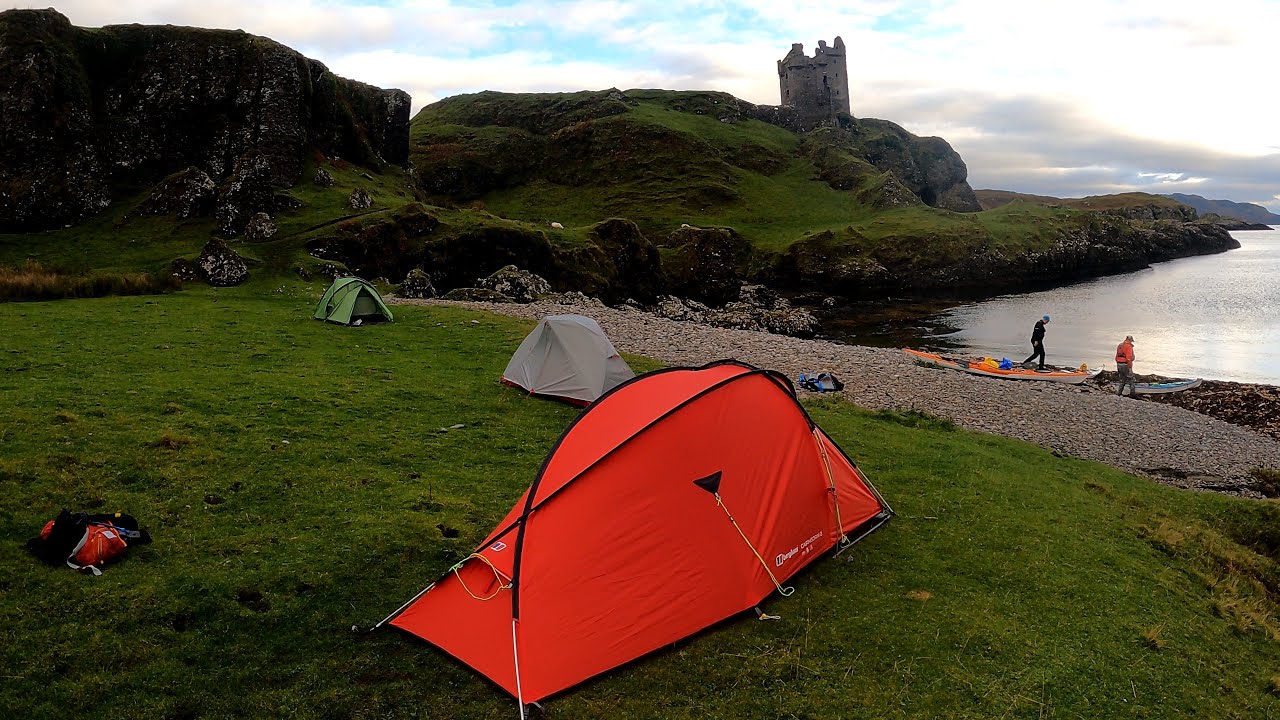 Sea Kayaking in the Scottish Highlands. From Oban round Kerrera, out to  Mull and return