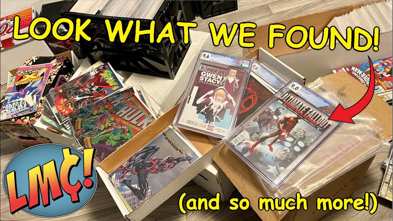 Digging Through TWO Huge Comic Book Collections (and Bringing Home a BIG Modern Key!)