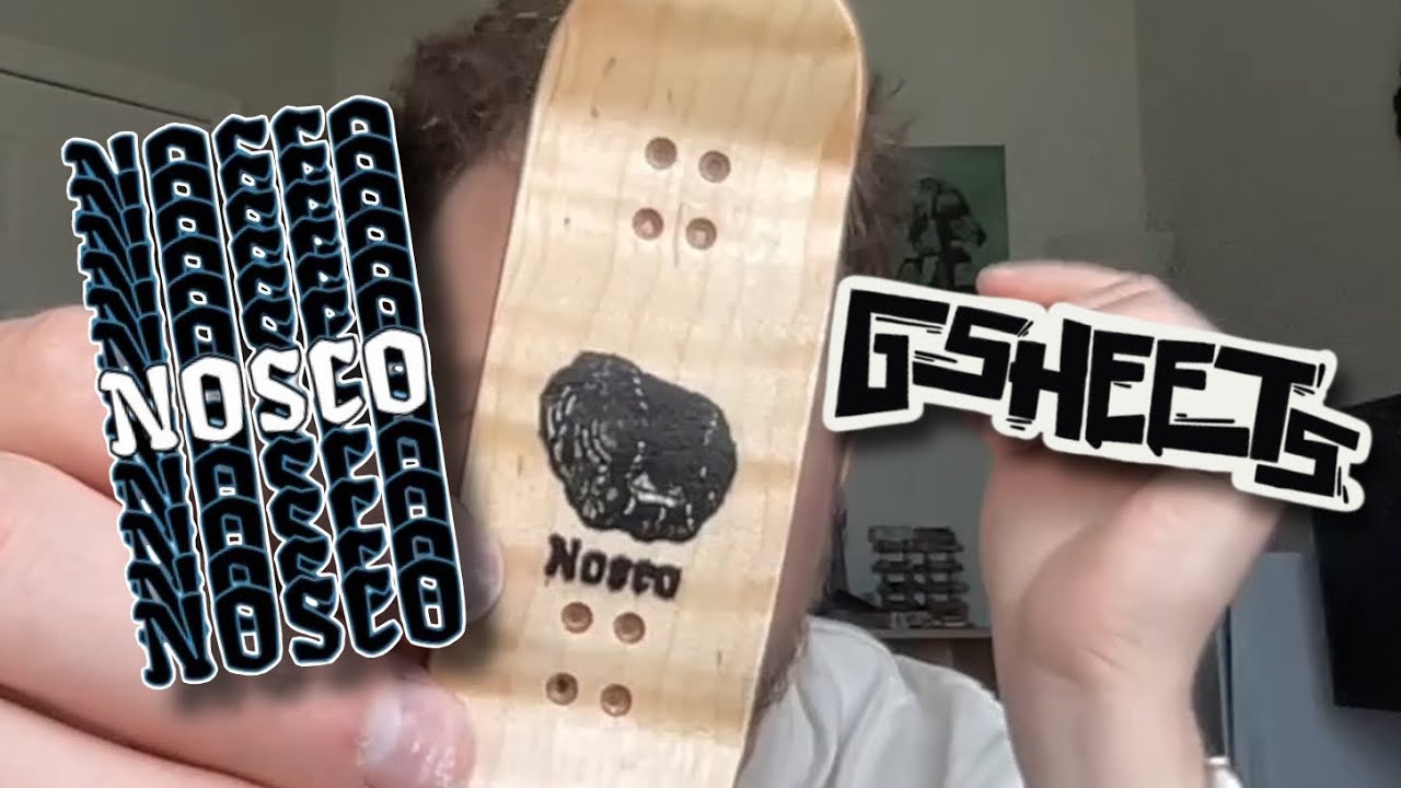 Nosco & Gsheets Fingerboard Unboxing!