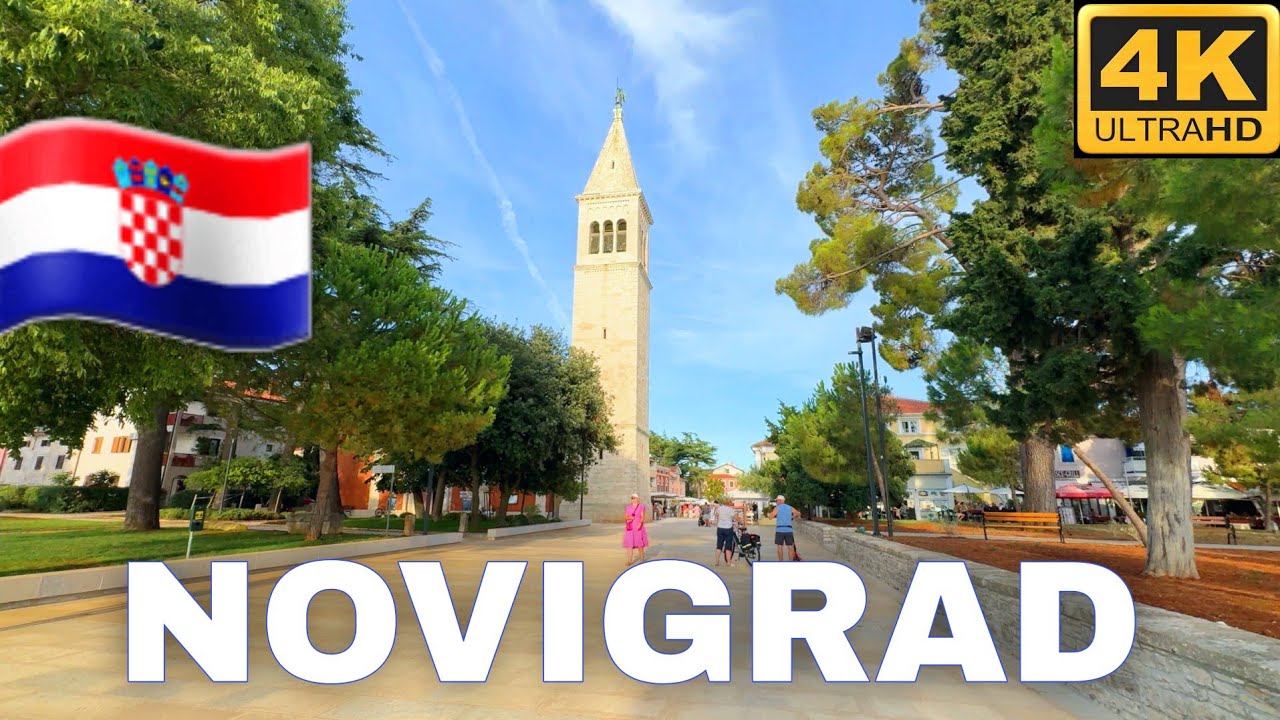 Novigrad Croatia, Urlaub in Novigrad Kroatien 4K UHD