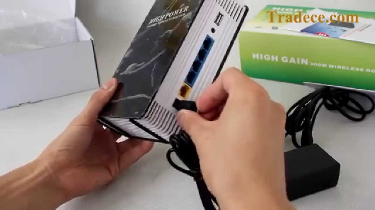 300Mbps Wireless Router with Antenna (300 Meters Range, 802.11N)
