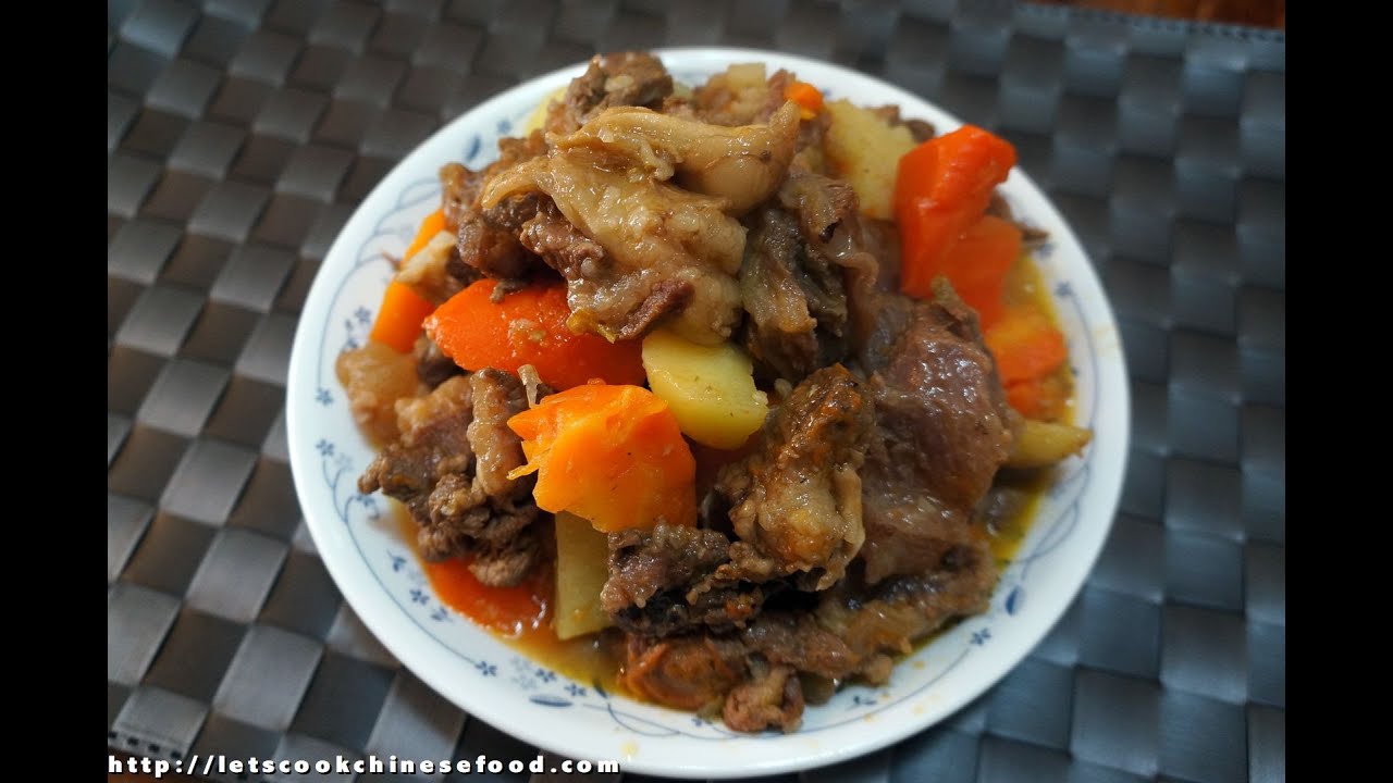 Hong Kong Recipe : Stewed Beef Brisket with Tomato