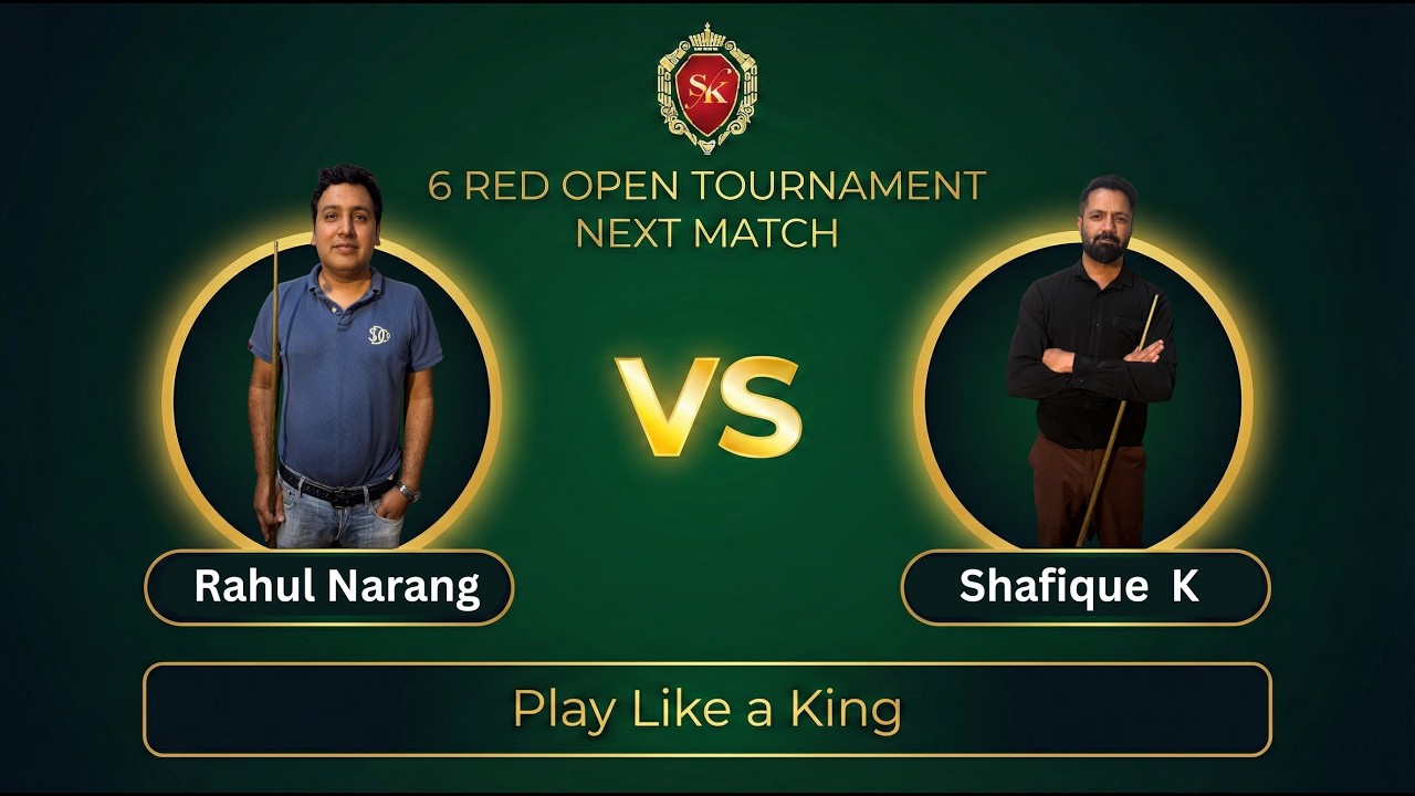 Snooker King 6 Ball Open Tournament | LIVE MATCH | DAY 3 TABLE 2 (6:00 PM)