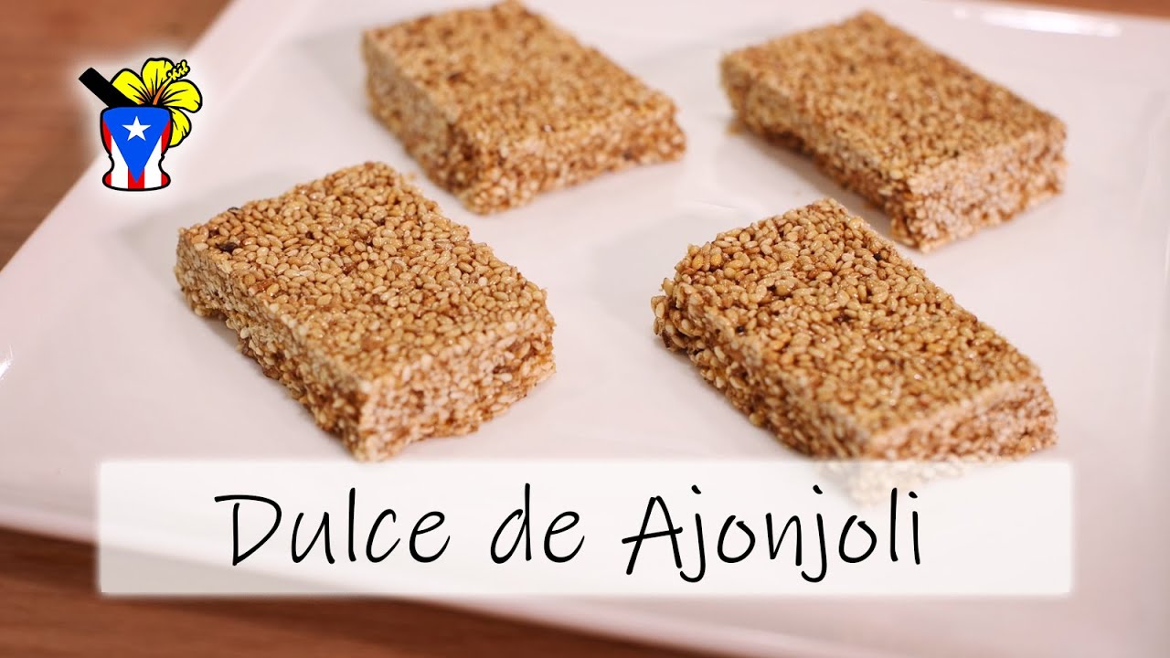 How to Make Puerto Rican Dulce de Ajonjoli (Sesame Candy) - Easy Puerto Rican Recipe
