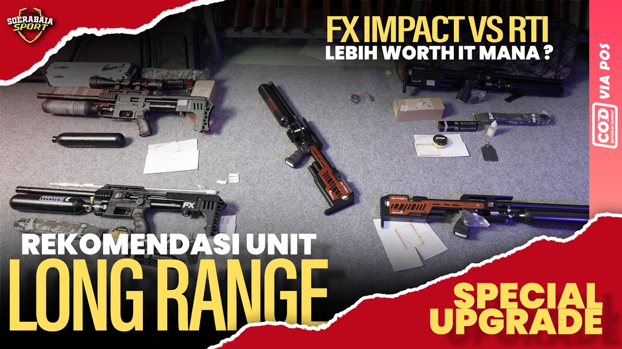 HUNTING LONGE RANGE SIAPA TAKUT! FX IMPACT & RTI SENAPAN ANGIN PCP SUPORT SLUG | SURABAYA SPORT..!!!