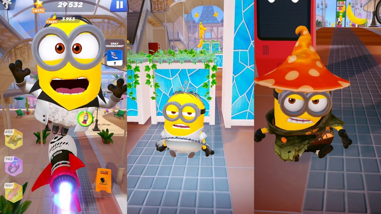 Disco vs Ballerina vs Minion Fungi | New Minion rush |