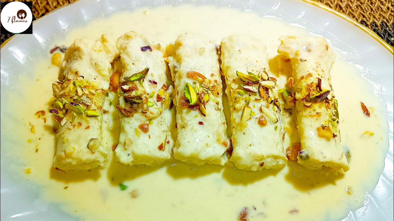 Bread Malai Rolls Recipe || Eid Special Desert Recipe || Quick and Easy Desert Recipe